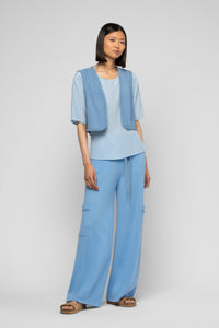 1 QTY NEW GILET SM DETAIL TRESSE