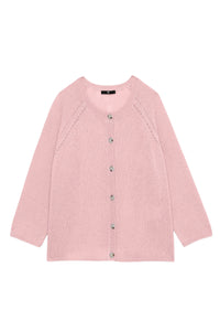 Gilba cashmere cardigan with half-length sleeves - Pink
