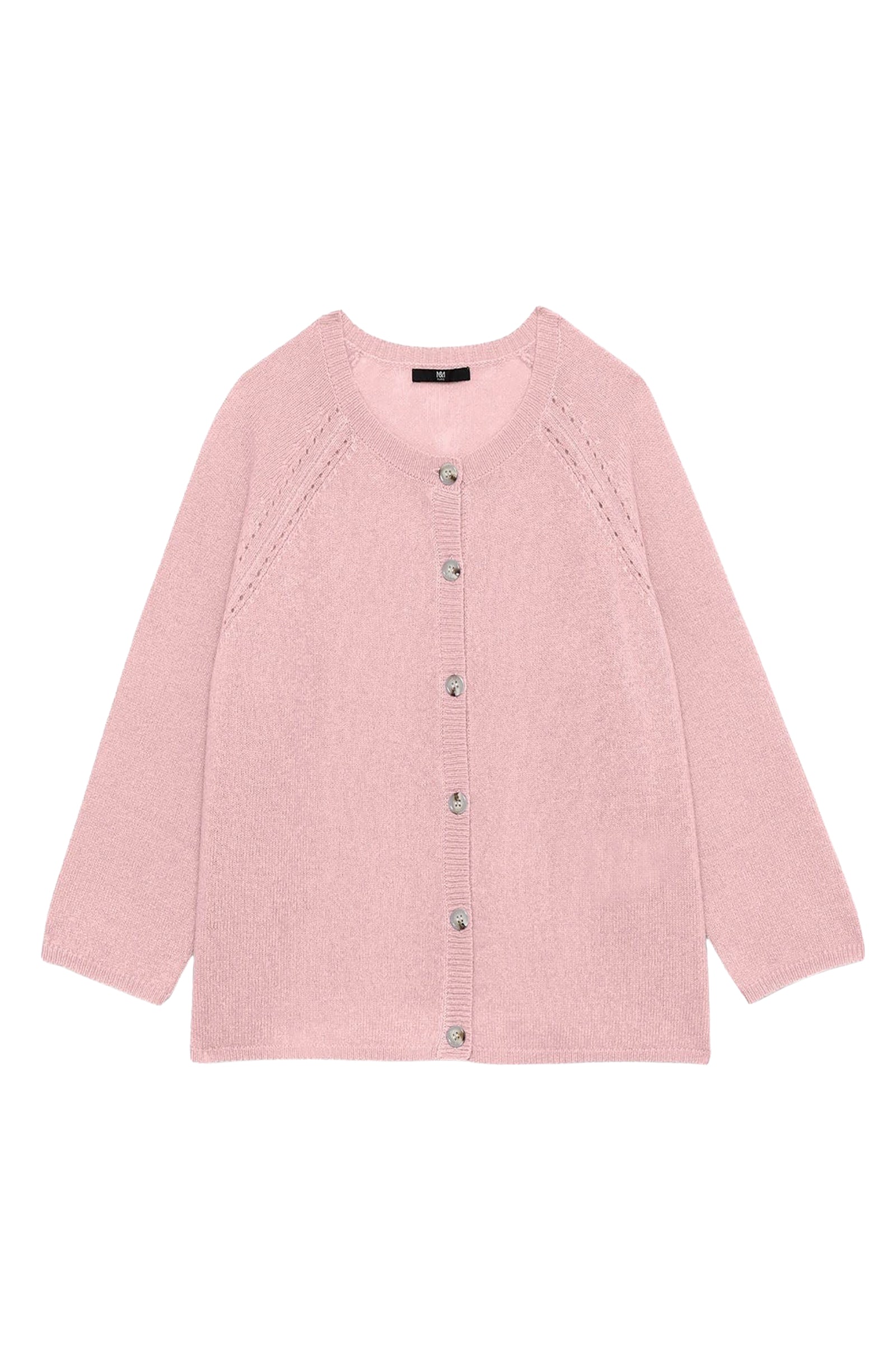 Gilba cashmere cardigan with half-length sleeves - Pink