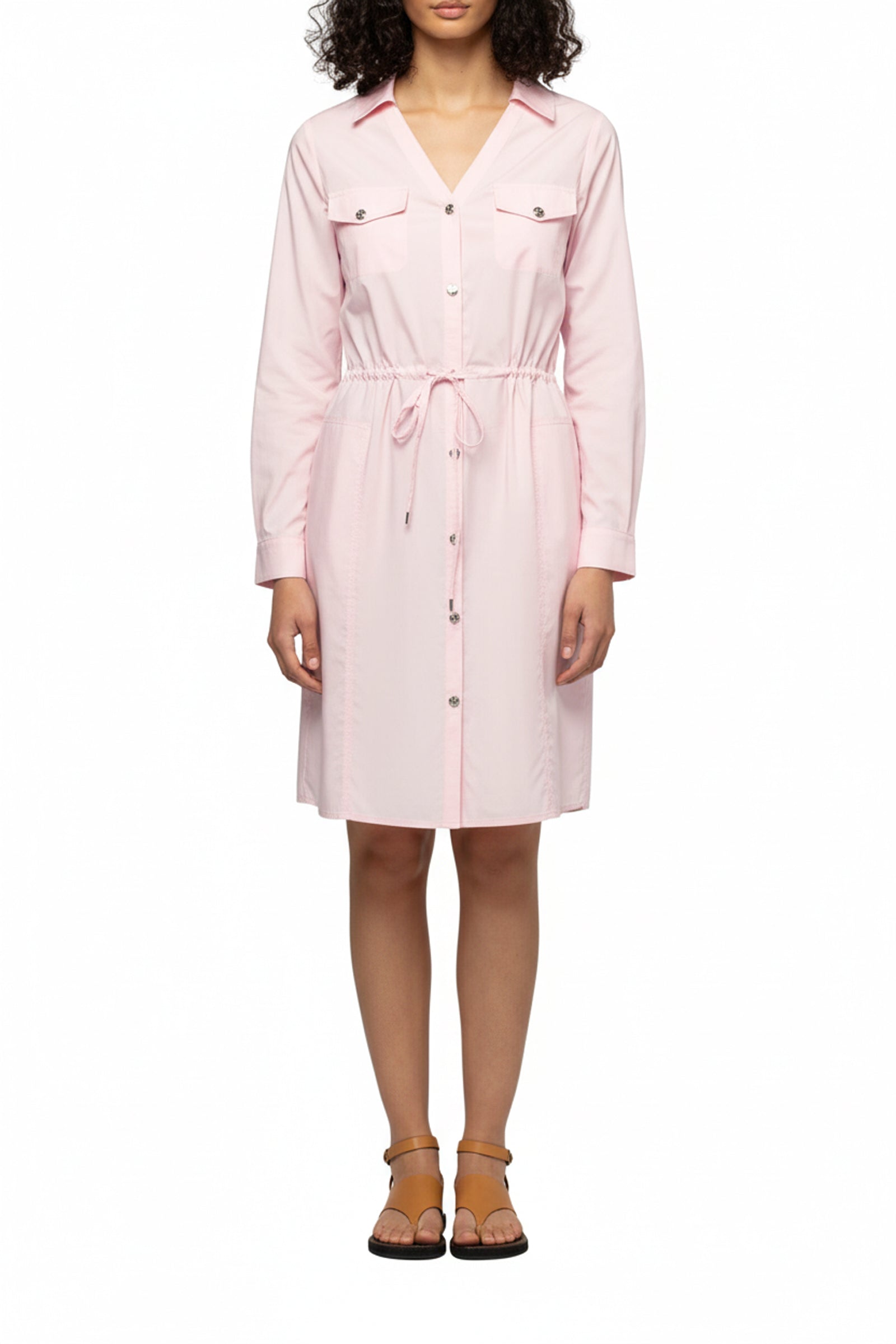 Saharan inspired Ramie shirt dress - Dragée