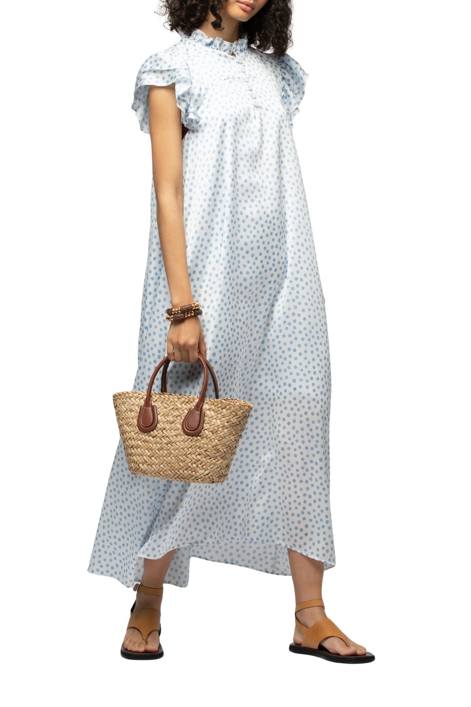 15 QTY NEW ROBE LONG À VOLANT