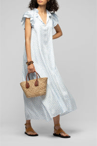 15 QTY NEW ROBE LONG À VOLANT