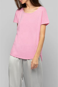 Loose-fitting wool and cashmere Talixane T-shirt - Bonbon