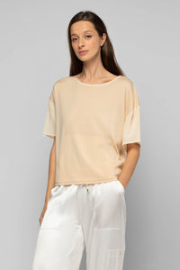 12 QTY NEW TSHIRT AVEC MANCHES EN SOIE