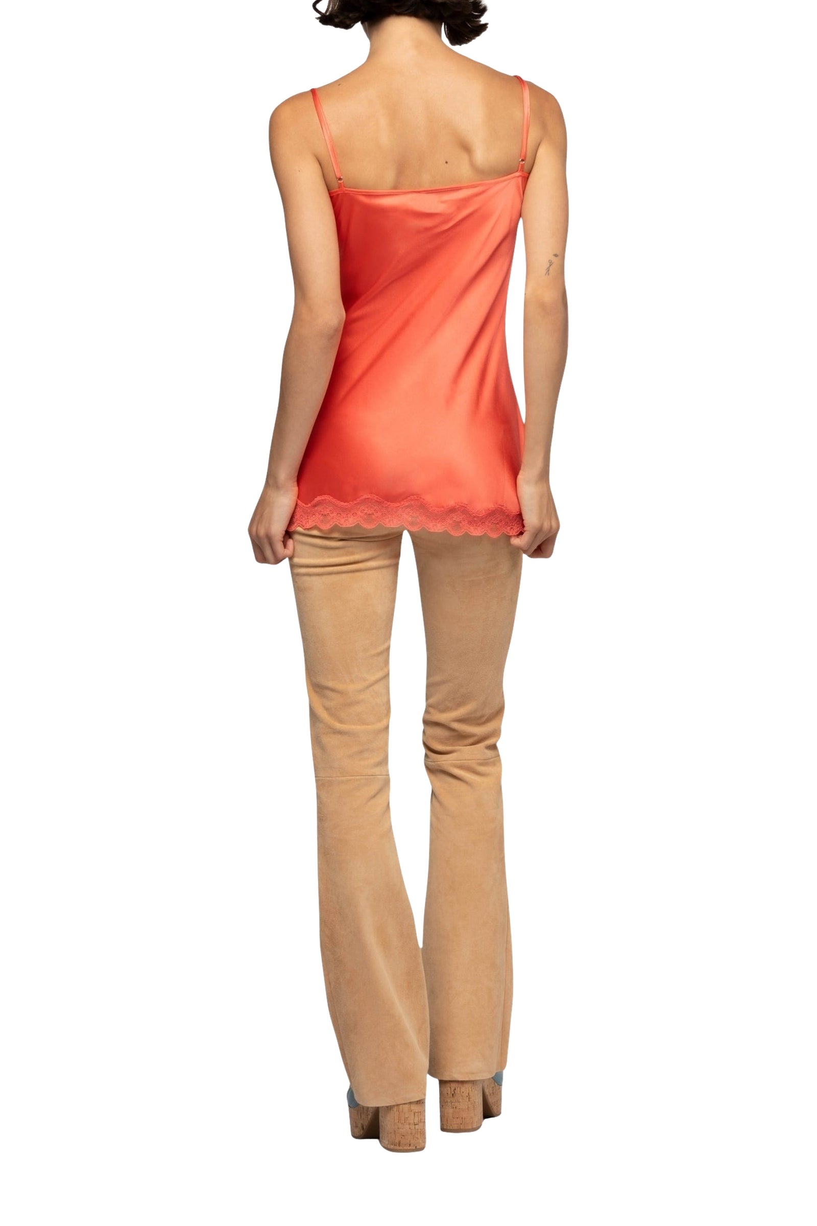 14 QTY NEW TOP AVEC DENTELLE