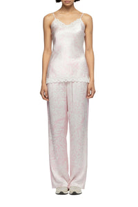 Tathenais silk and lace camisole - Printleo