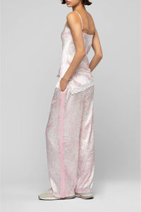Tathenais silk and lace camisole - Printleo