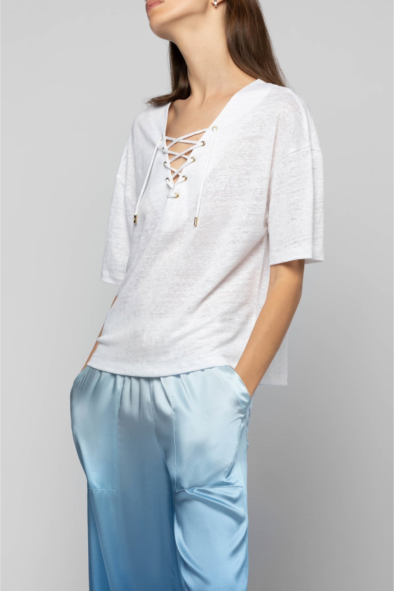 10 QTY NEW T SHIRT BIMATIERE COL V