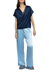 14 QTY NEW TSHIRT COL V,  DETAIL EN CUIR