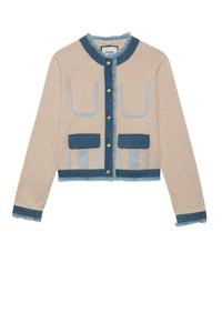 1 QTY NEW VESTE EN MAILLE ET DETAIL