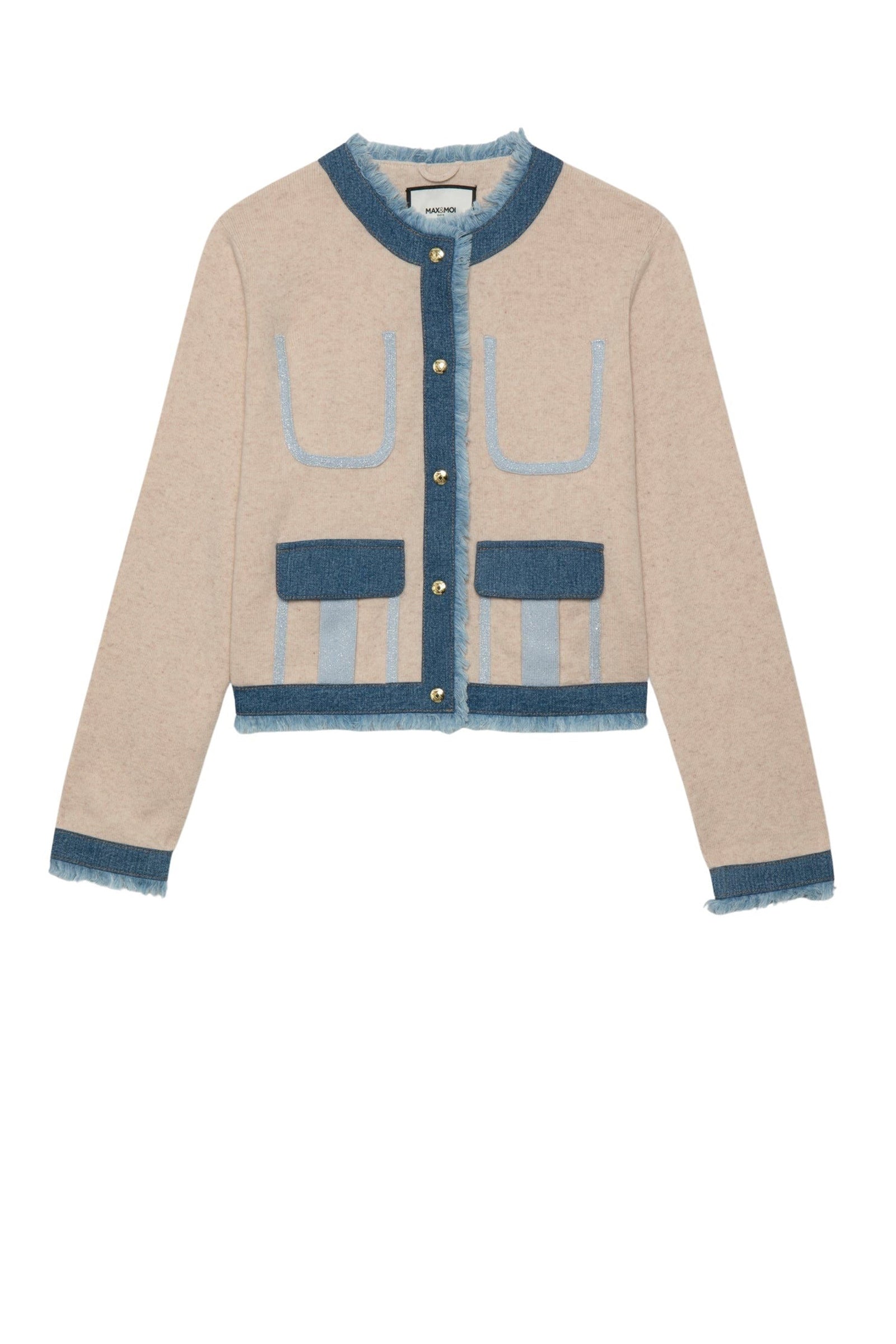 1 QTY NEW VESTE EN MAILLE ET DETAIL