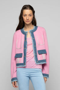 1 QTY NEW VESTE EN MAILLE ET DETAIL