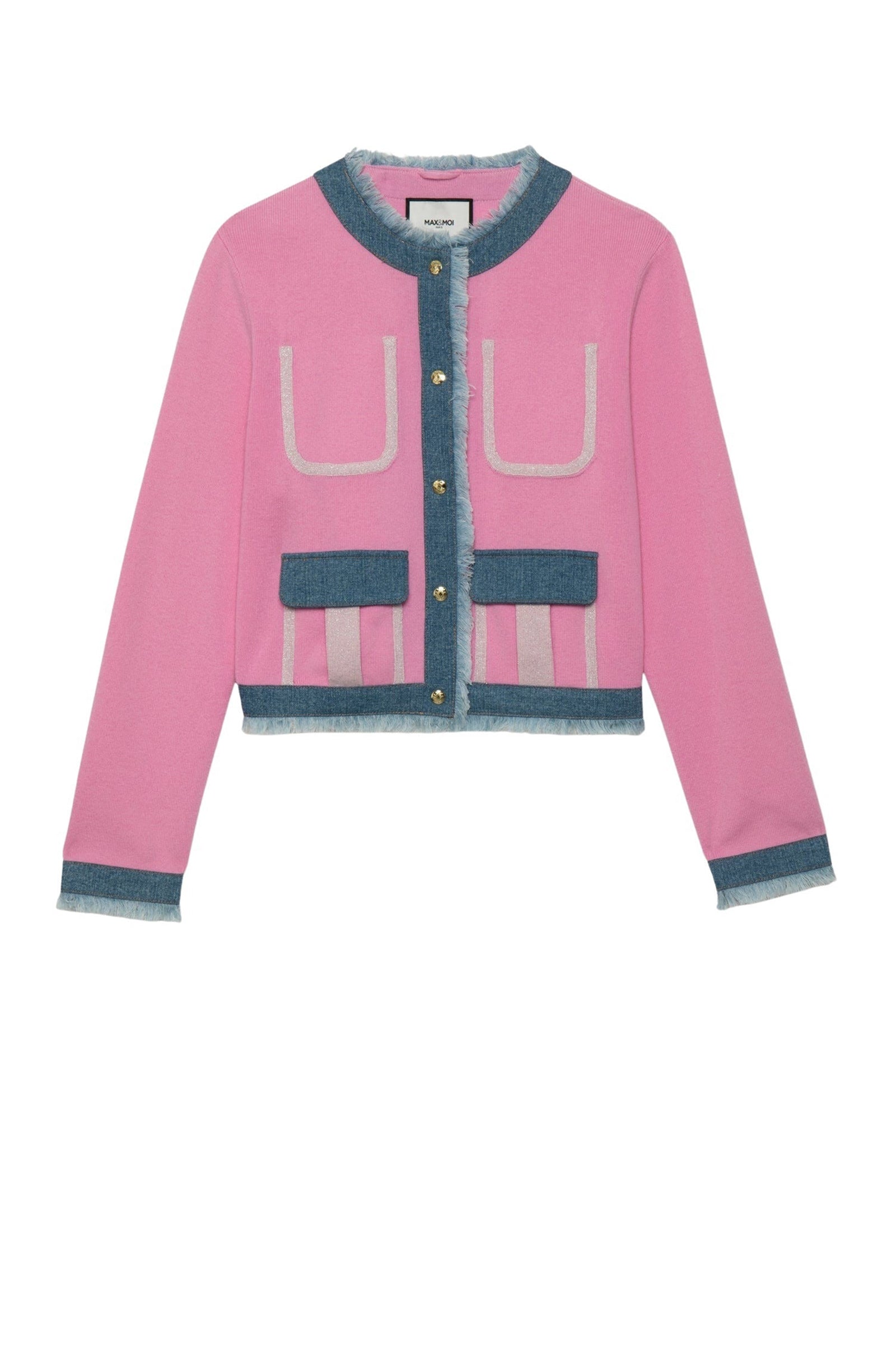 1 QTY NEW VESTE EN MAILLE ET DETAIL