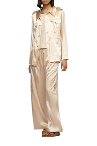 13 QTY NEW VESTE LONGUE EN  SOIE