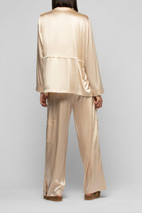 13 QTY NEW VESTE LONGUE EN  SOIE