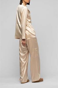 13 QTY NEW VESTE LONGUE EN  SOIE