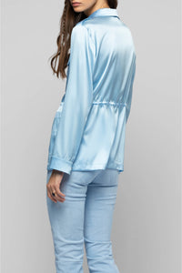 10 QTY NEW VESTE LONGUE EN  SOIE