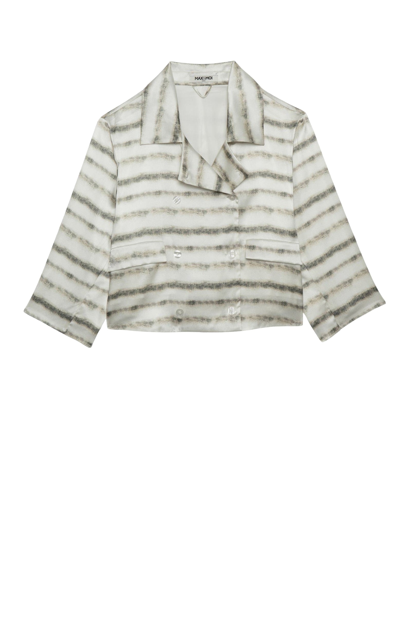 Vaicha short silk jacket men's jacket inspiration - Tie & Dye striped