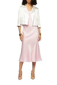 Vaicha short silk jacket men's jacket inspiration - White