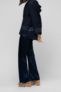 Valna hooded waistcoat - Navy