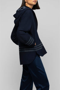 Valna hooded waistcoat - Navy