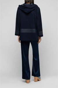 Valna hooded waistcoat - Navy