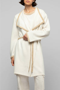 14 QTY NEW VESTE LONGUE AVEC DETAILS EN