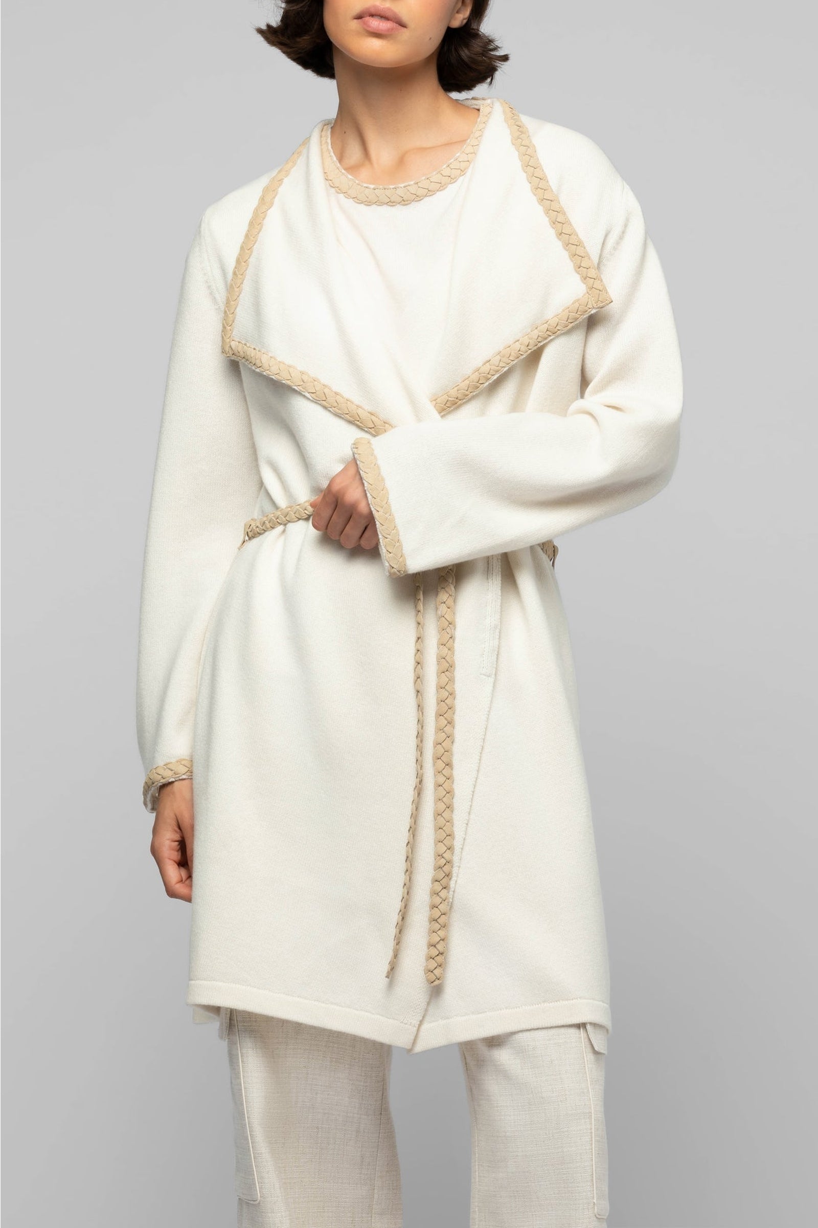 14 QTY NEW VESTE LONGUE AVEC DETAILS EN