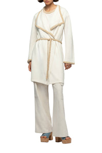 14 QTY NEW VESTE LONGUE AVEC DETAILS EN