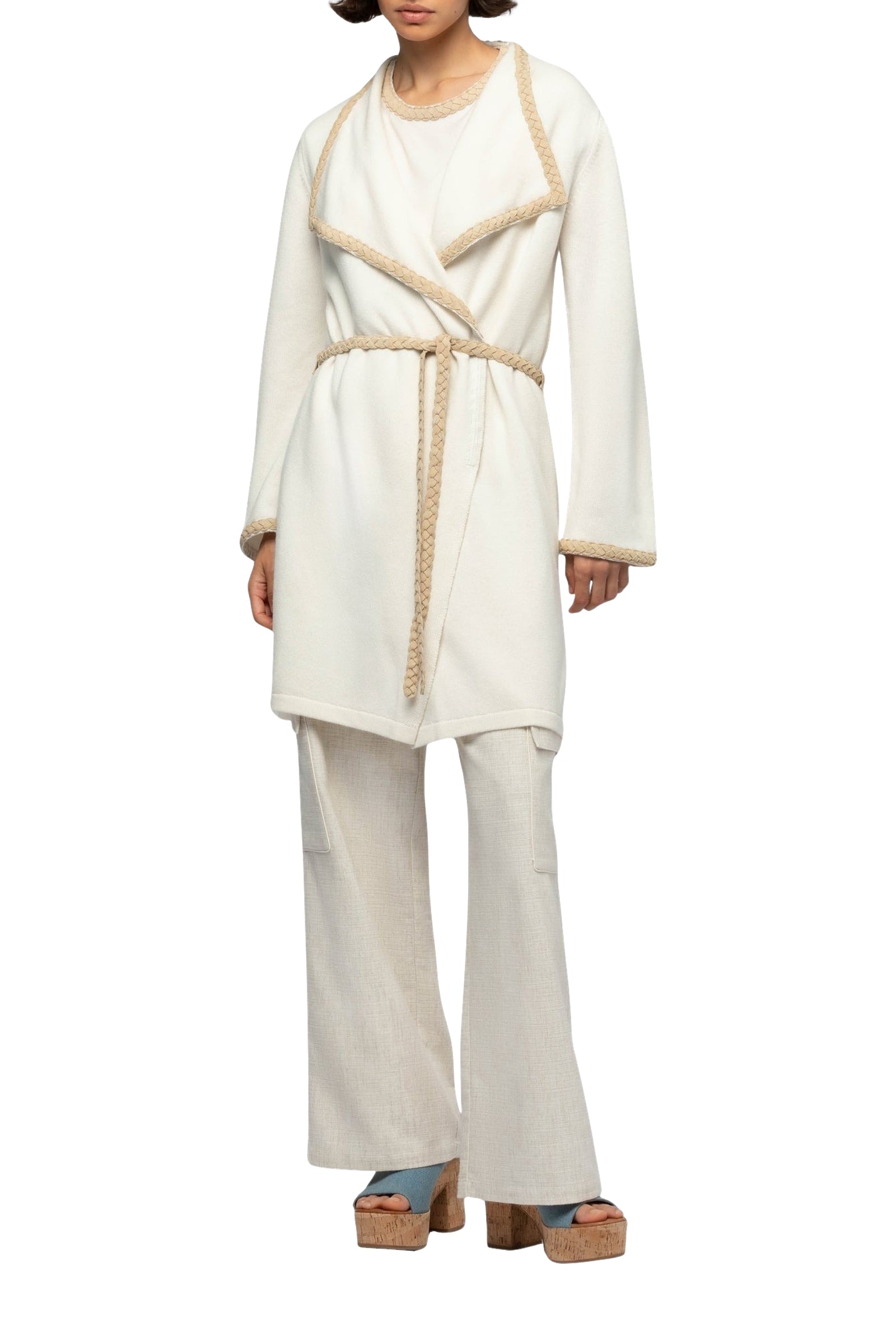 14 QTY NEW VESTE LONGUE AVEC DETAILS EN