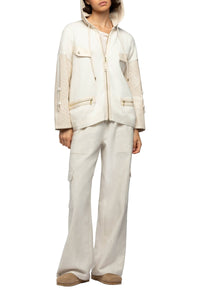 1 QTY NEW VESTE AVEC DETAILS EN CUIR