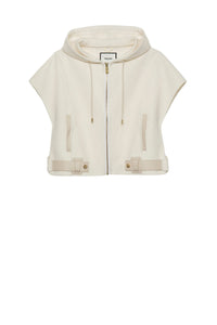 1 QTY NEW CAPE A CAPUCHE ET DETAILS CUIR