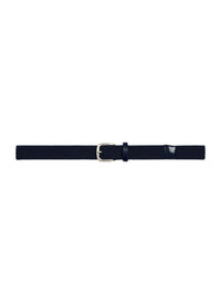 Elasticated braided belt - Navy