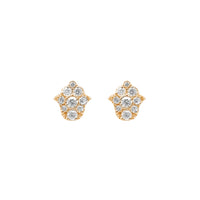 PrixTroca:290€_VentesTroca:0_QtyTroca:1_ST:0%_Puces d'oreilles Magic Touch en Or jaune 18K serties de diamants - Jaune