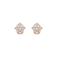 PrixTroca:290€_VentesTroca:1_QtyTroca:1_ST:100%_Puces d'oreilles Magic Touch en Or rose 18K serties de diamants - Rose