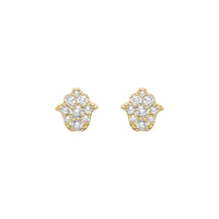 PT2_PrixTroca:290€_VentesTroca:0_QtyTroca:1_ST:0%_Puces d'oreilles Magic Touch en Or jaune 18K serties de diamants - Jaune