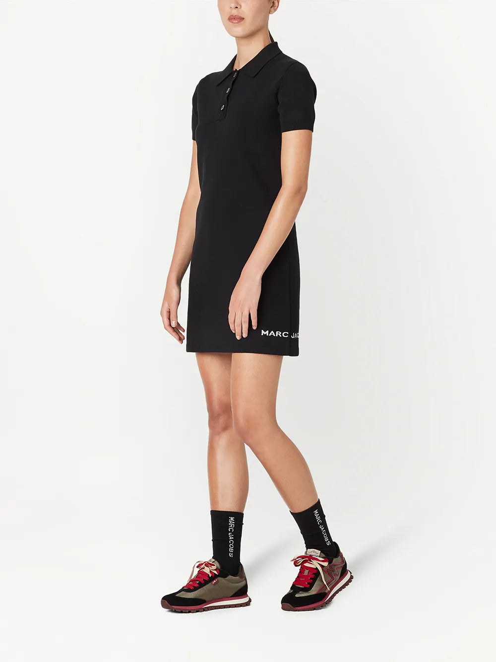 Robe courte polo - Black