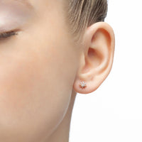BOUCLES D OREILLES  OR BLANC