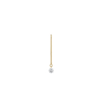 Mono boucle Hélios sertie d'un diamant - Or Jaune