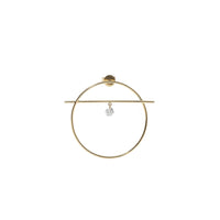 2qty RELIQUAT 595€/ QTY IN : 2-QTY OUT : 0- ST : 0% // Boucle d'oreille Fibule M, 1 diamant          -Jaune