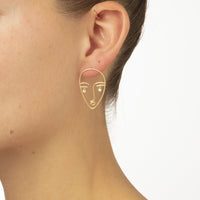Puce Matisse sertie de diamants - Or Jaune