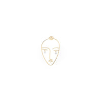 6qty RELIQUAT 450€/ QTY IN : 3-QTY OUT : 0- ST : 0% // Boucle d’oreille Matisse, 2 diamants -Jaune