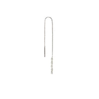 Mono boucle Danaé rivière sertie de diamants - Or Blanc