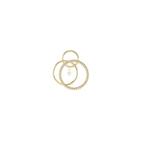 Puce Hélios Tourbillon sertie de diamants - Or Jaune