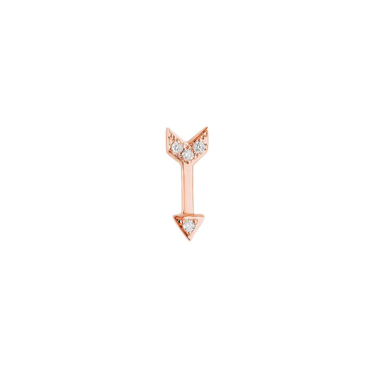 PrixTroca:120€_VentesTroca:0_QtyTroca:1_ST:0%_Mono boucle en Or rose 18K sertie de diamants - Rose