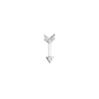 PrixTroca:120€_VentesTroca:0_QtyTroca:1_ST:0%_Mono boucle en Or blanc 18K sertie de diamants - Blanc