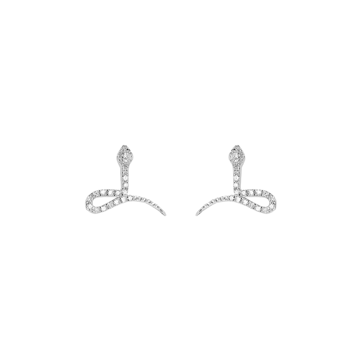 PrixTroca:310€_VentesTroca:0_QtyTroca:1_ST:0%_Puces d'oreilles Magic Touch en Or blanc 18K sertie de diamants - Blanc