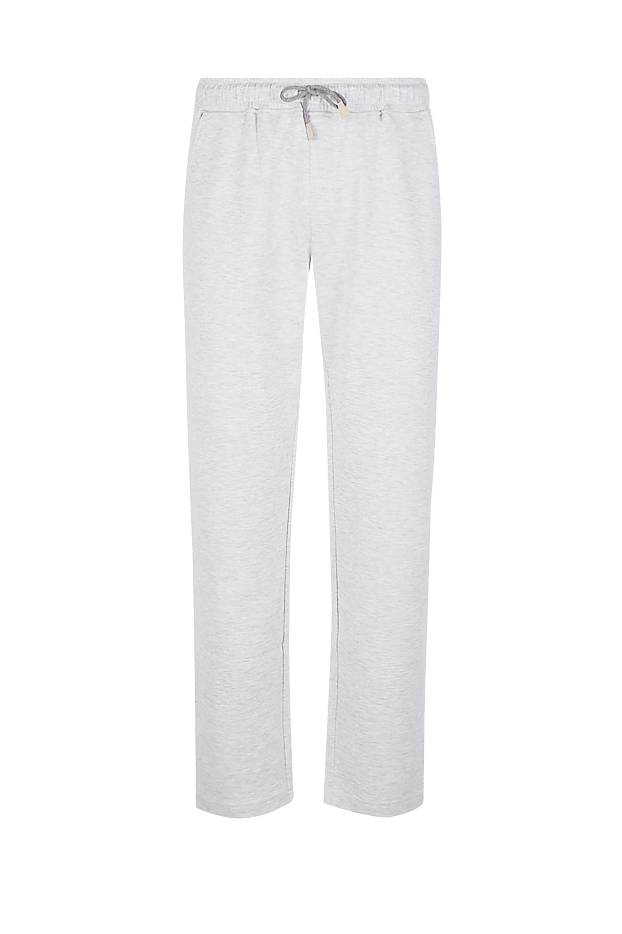 Pantalon de jogging à taille élastiquée - Gris Clair