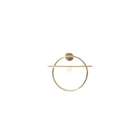 1qty RELIQUAT 350€/ QTY IN : 1-QTY OUT : 0- ST : 0% // Boucle d’oreille Fibule avec 1 perle-Jaune