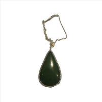 MONO BOUCLE D OREILLE JADE OR JAUNE